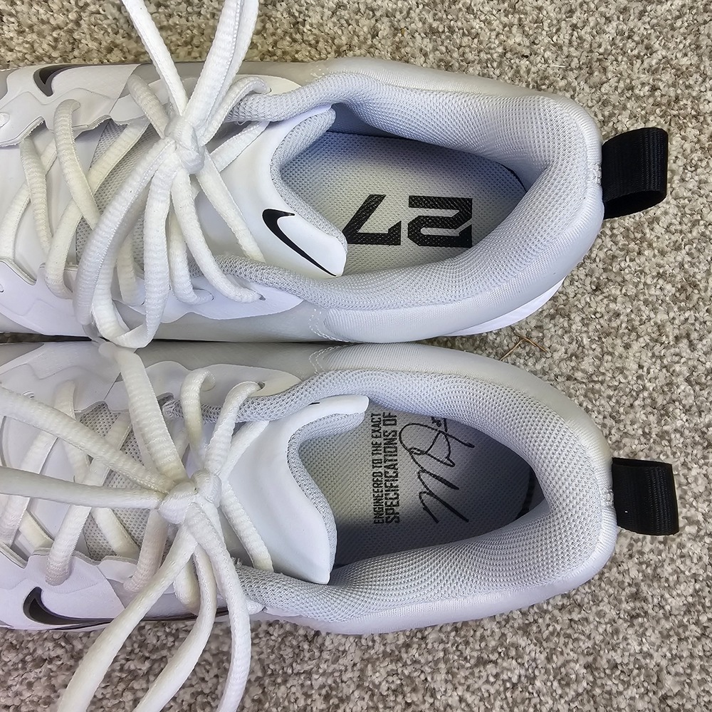 Nike Zoom Force Trout 9 Pro Metal Baseball Cleats White FB2907-102 - Men's 8.5 - Picture 13 of 16